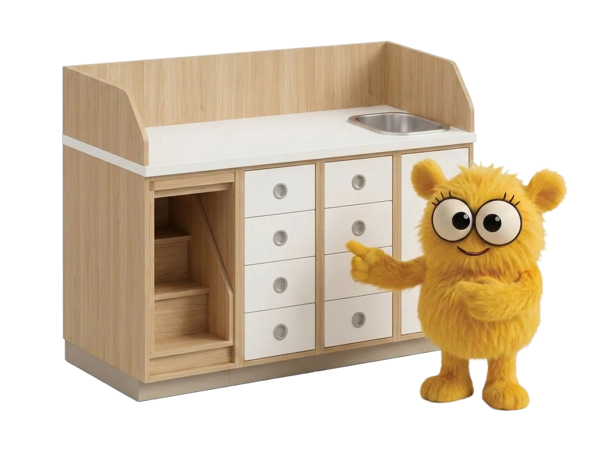 Beratung zur Planung von Wickelbereichen für Kita und Kindergarten – individuelle Unterstützung bei modularen Wickelkommoden und Raumlösungen