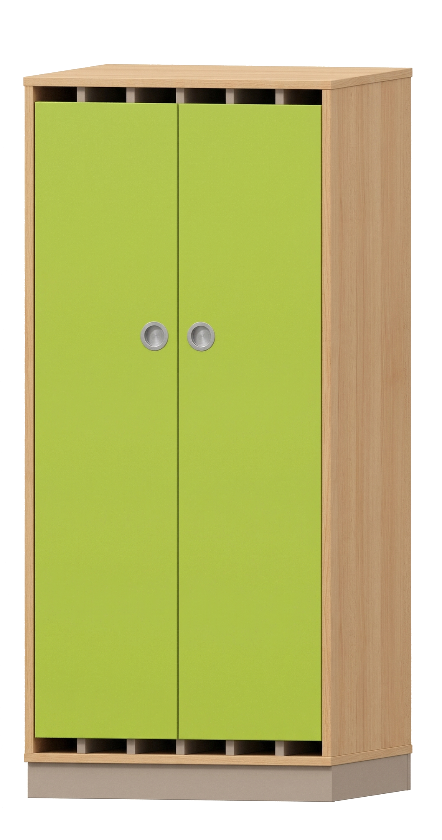 Liegepolsterschrank | 2-türig geschlossen für 6 Polster -  Smart | 70 x 159 x 67 cm